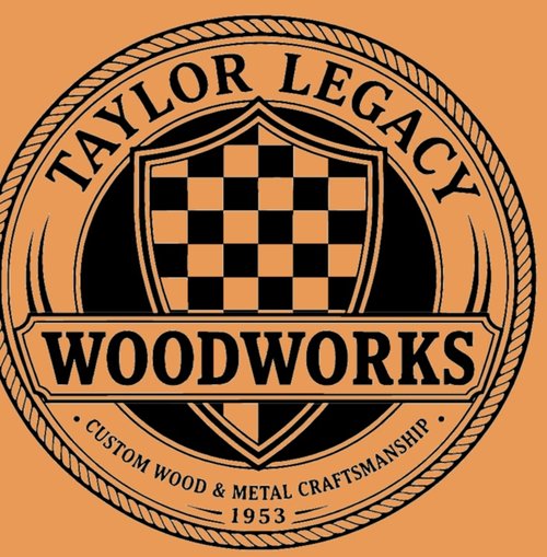 Taylor Legacy Woodworks shield mark